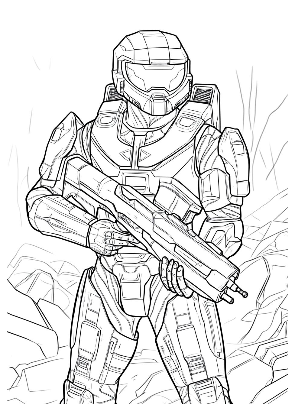 Kolorowanki Do Druku Halo 8