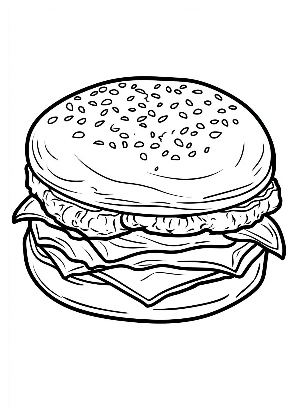 Kolorowanki Do Druku Hamburger 16