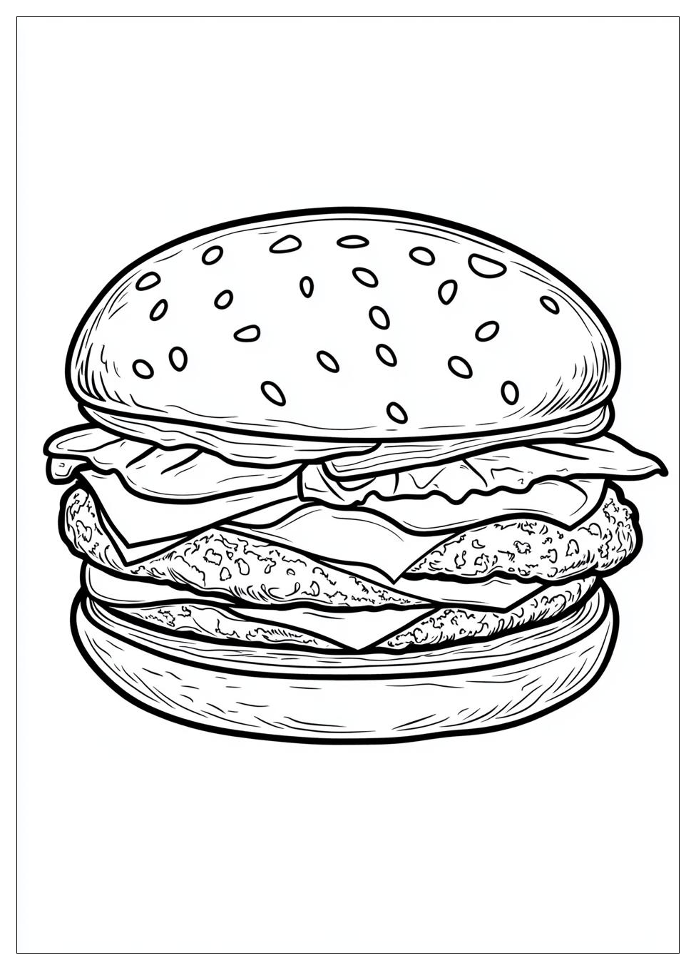 Kolorowanki Do Druku Hamburger 19