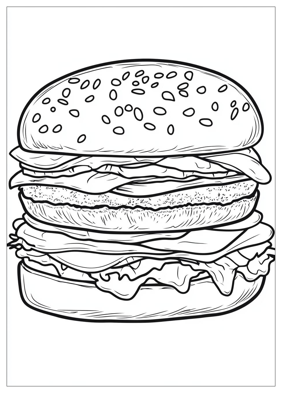 Kolorowanki Do Druku Hamburger 23