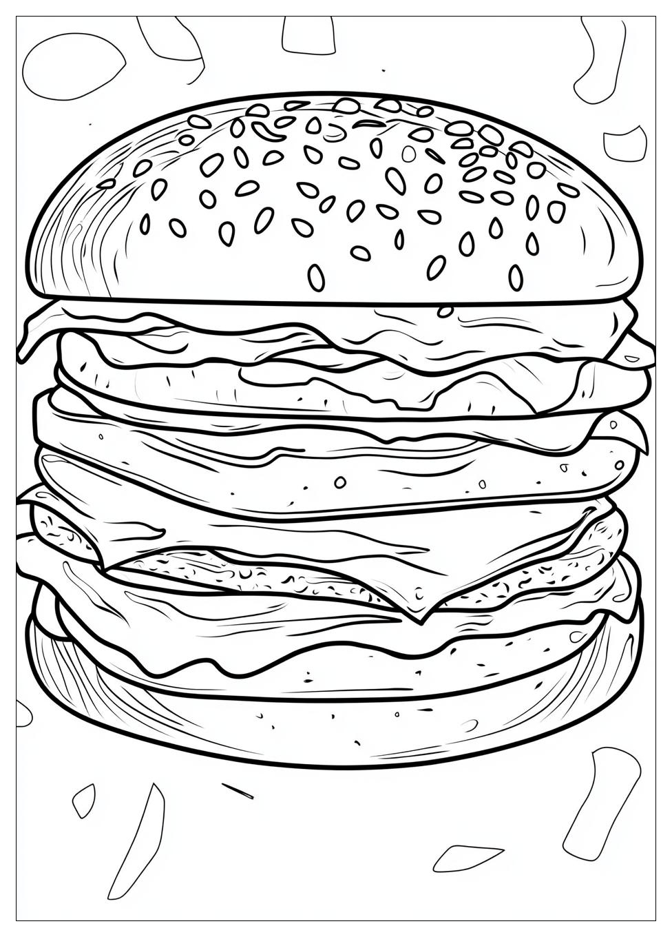Kolorowanki Do Druku Hamburger 9