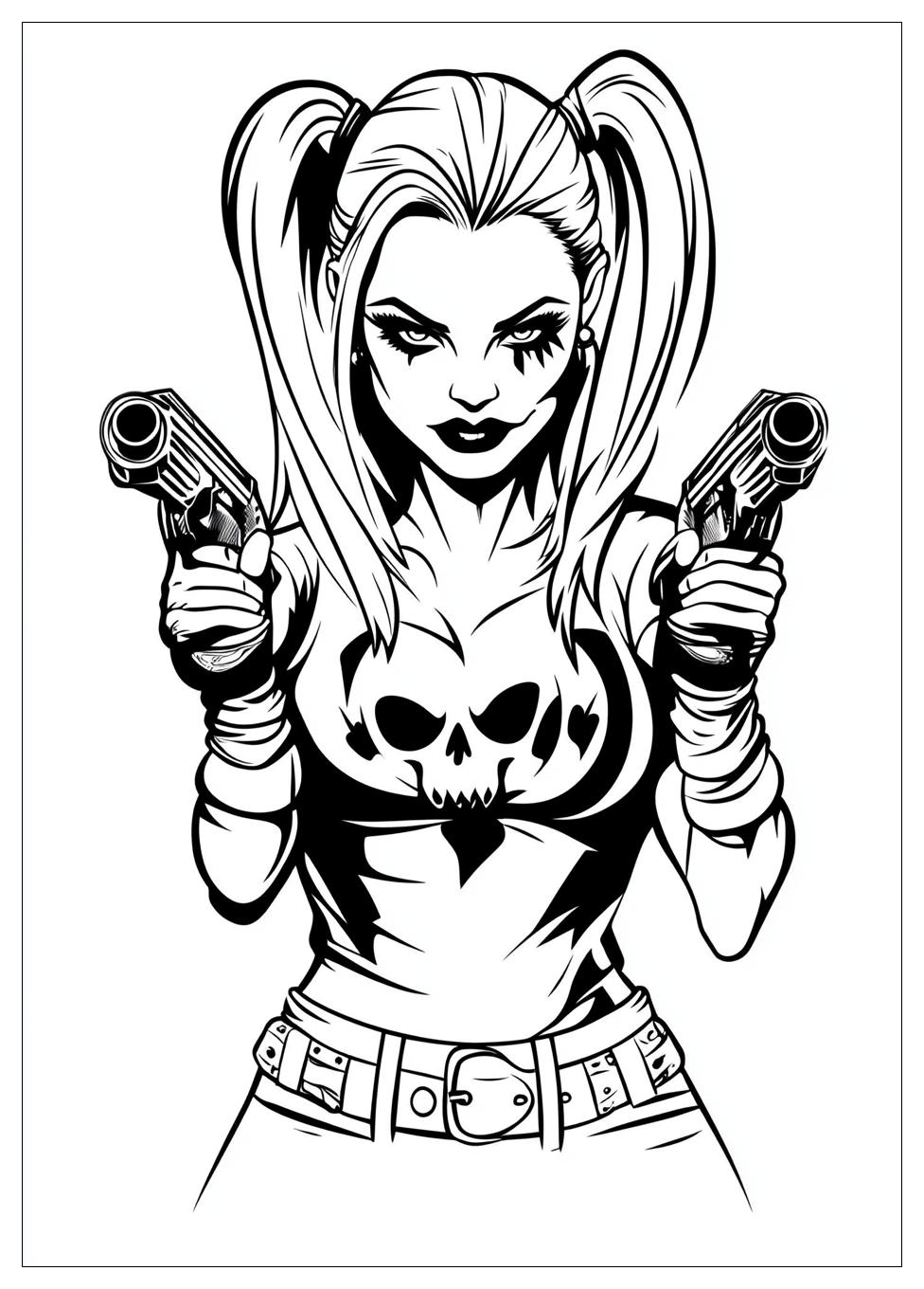 Kolorowanki Do Druku Harley Quinn 14