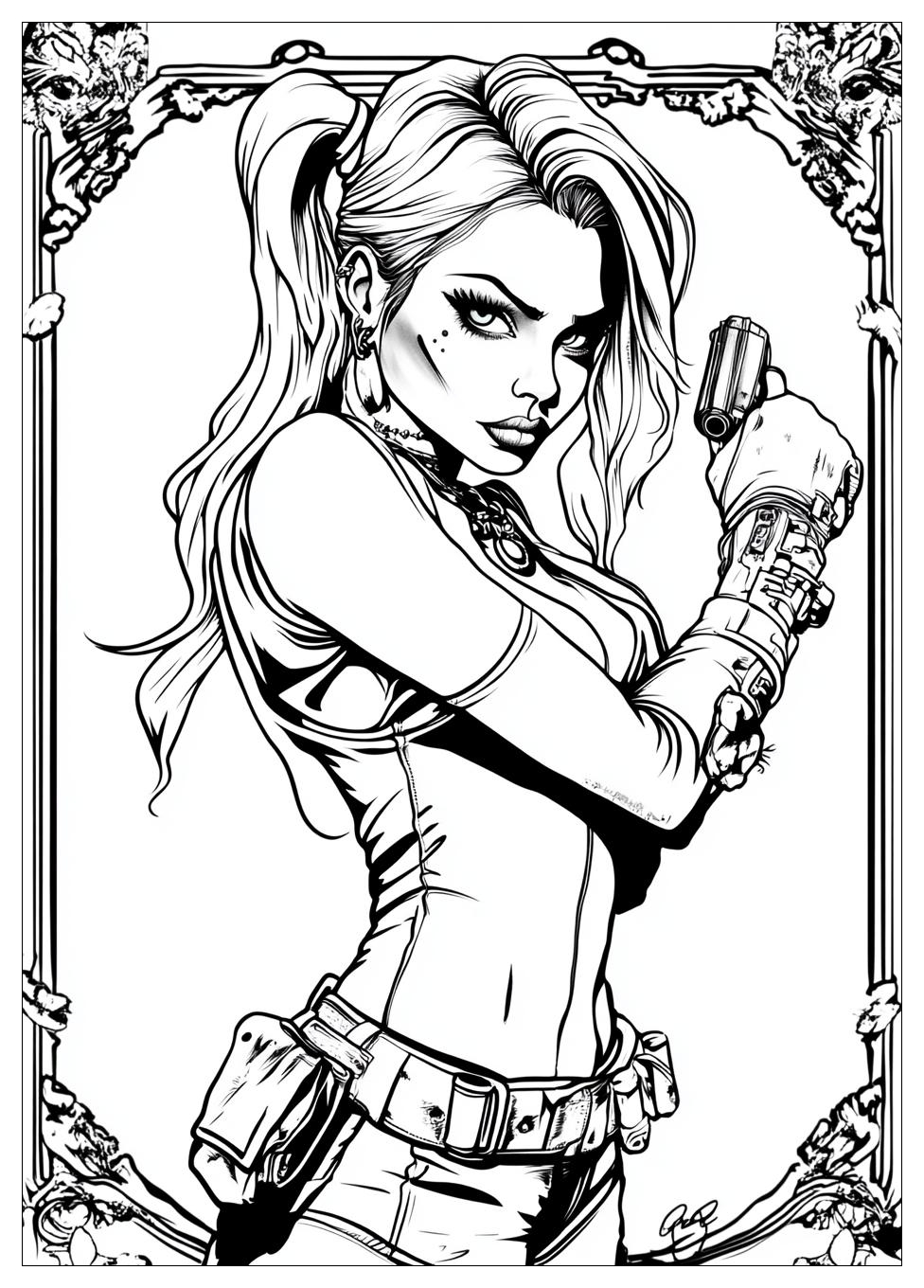 Kolorowanki Do Druku Harley Quinn 3
