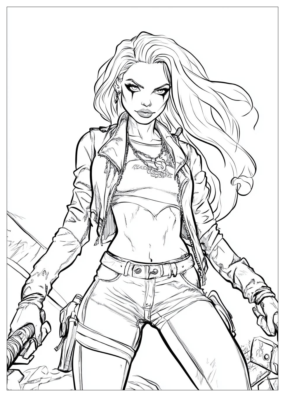 Kolorowanki Do Druku Harley Quinn 6