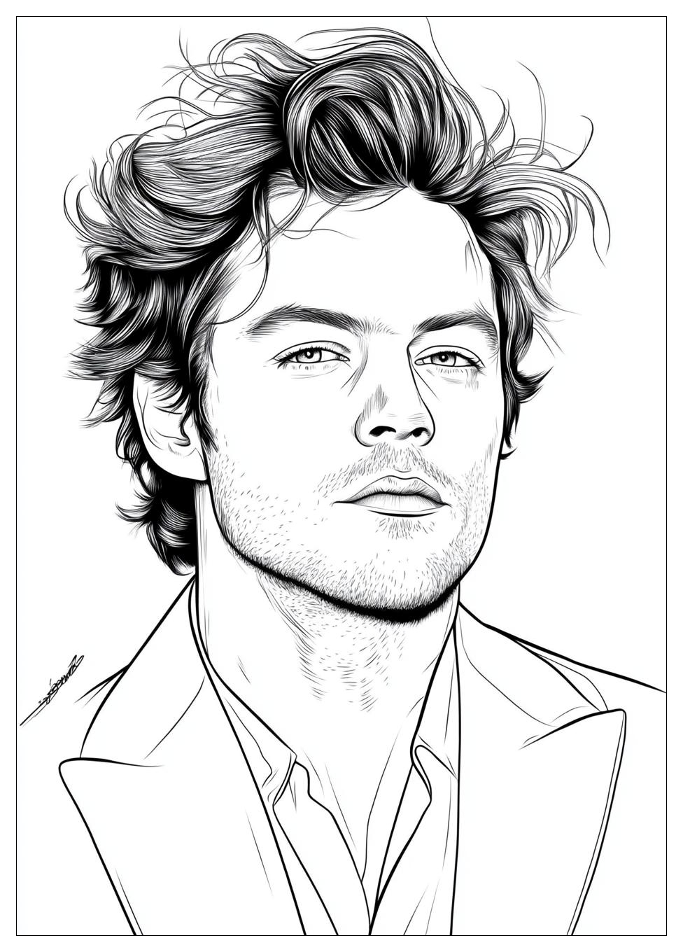 Kolorowanki Do Druku Harry Styles 4