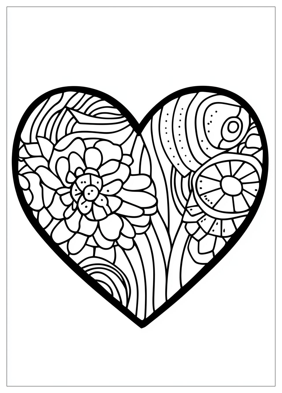Kolorowanki Do Druku Heart 1