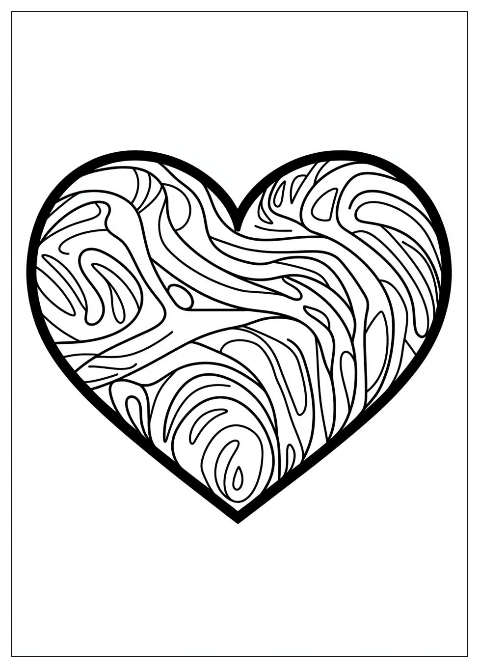 Kolorowanki Do Druku Heart 12