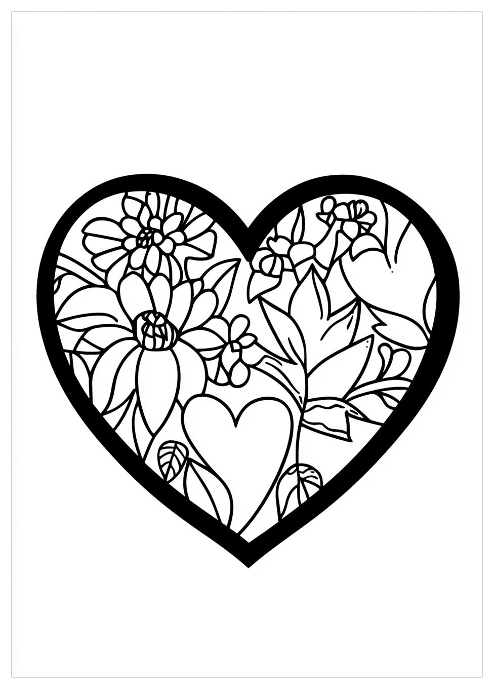 Kolorowanki Do Druku Heart 18