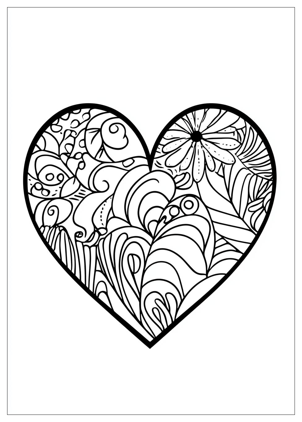Kolorowanki Do Druku Heart 20