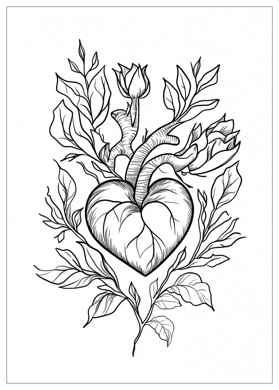 Kolorowanki Do Druku Heart 24