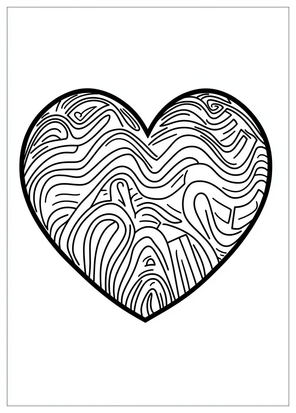 Kolorowanki Do Druku Heart 4