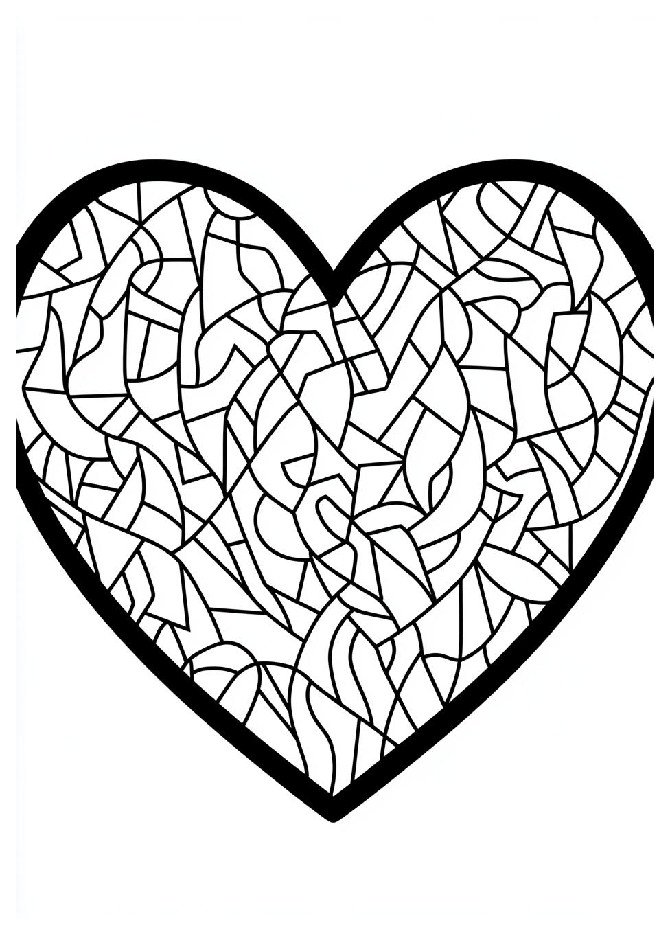 Kolorowanki Do Druku Heart 6