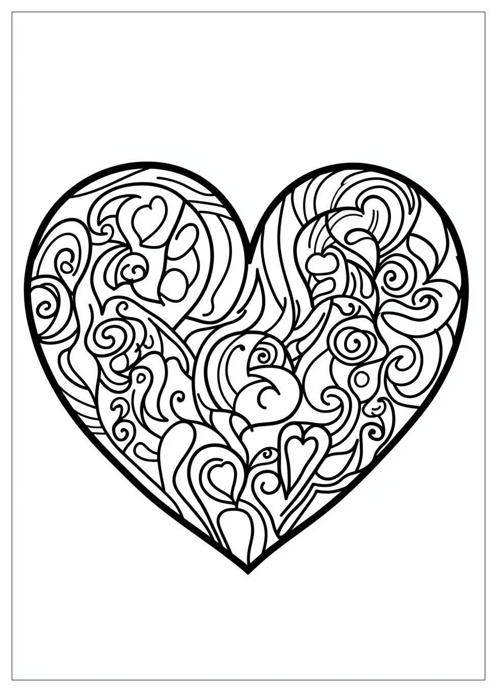 Kolorowanki Do Druku Heart 7