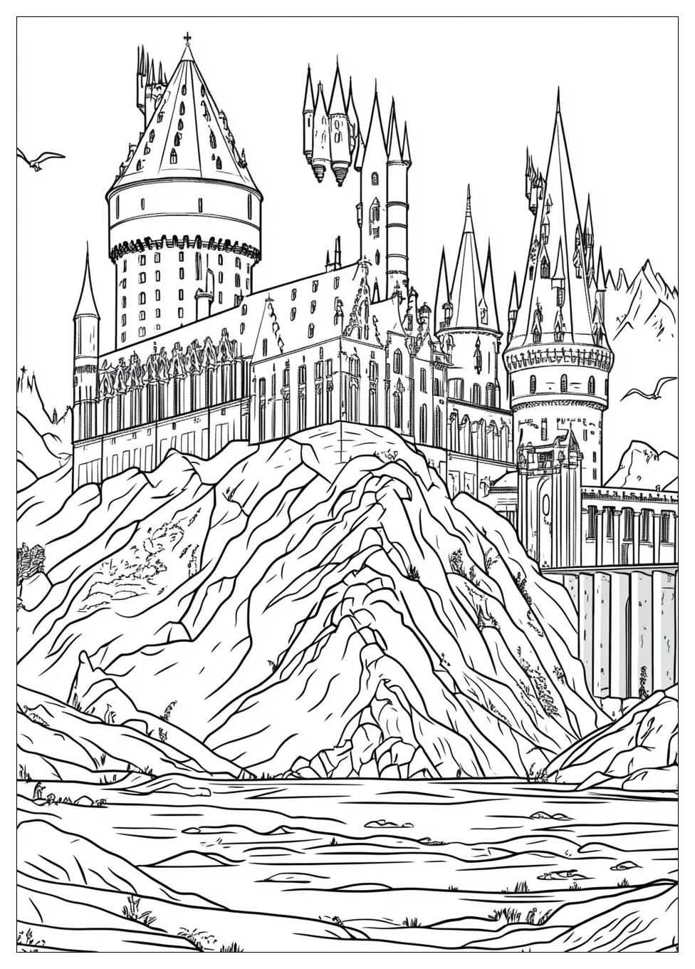 Kolorowanki Do Druku Hogwart 3