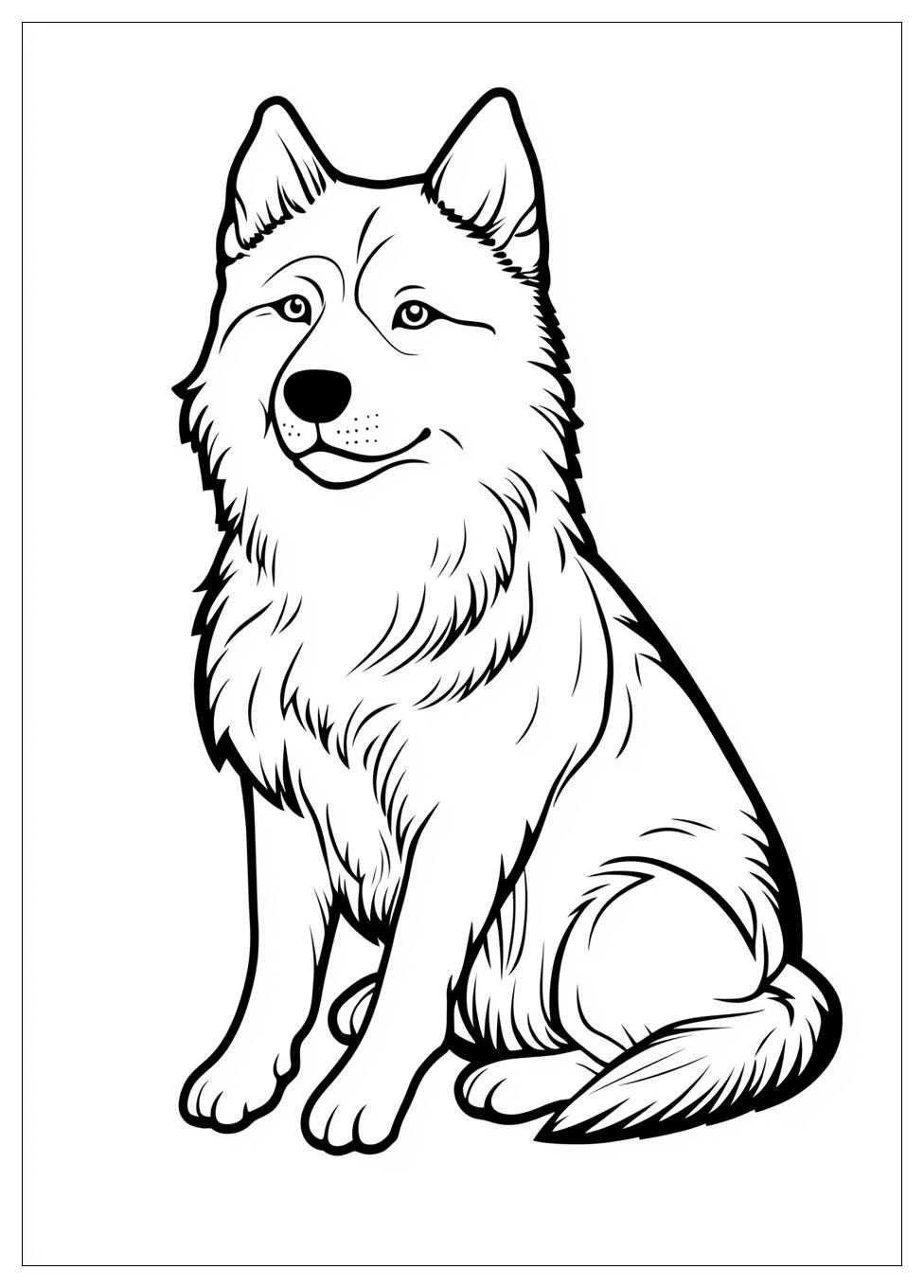 Kolorowanki Do Druku Husky 1