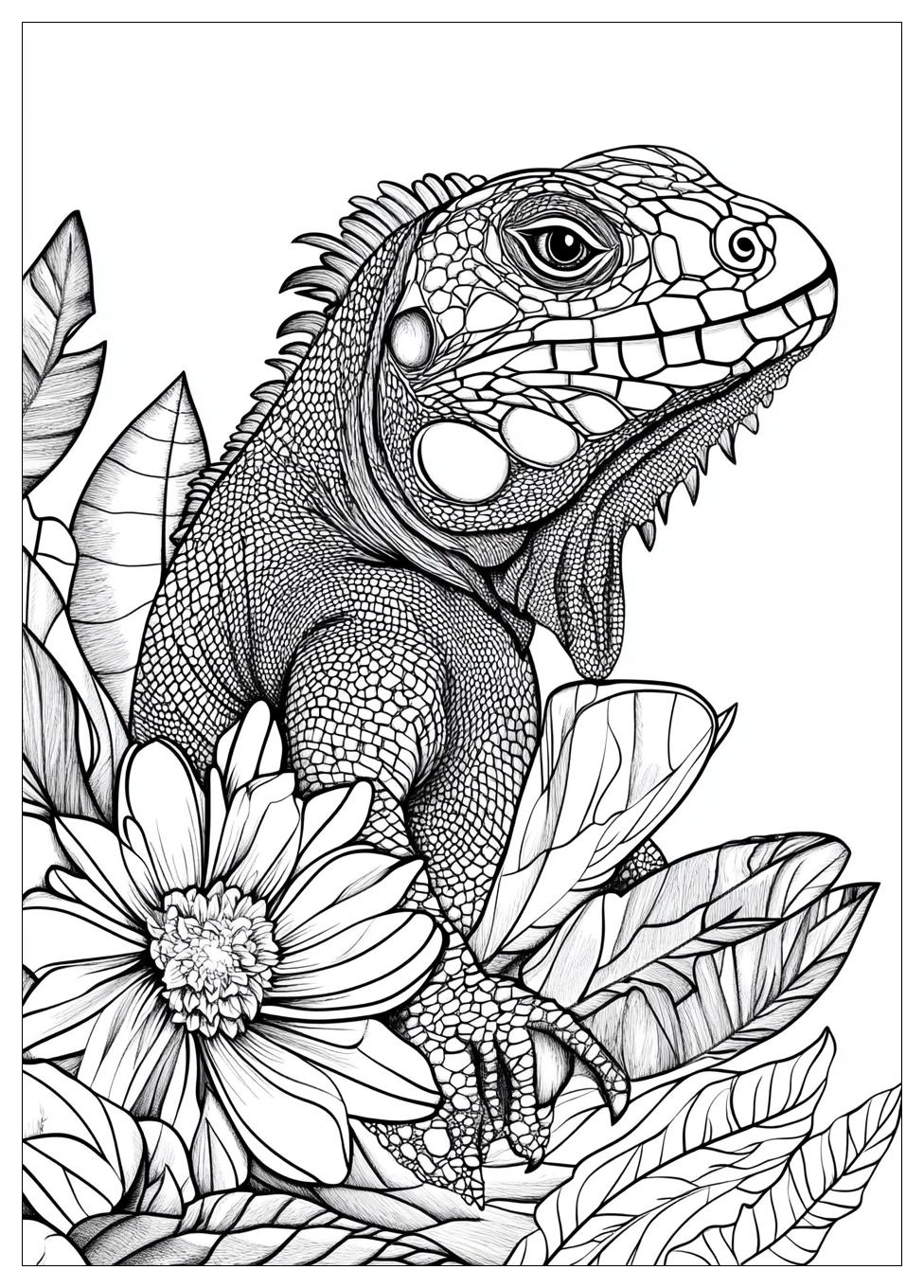 Kolorowanki Do Druku Iguana 21