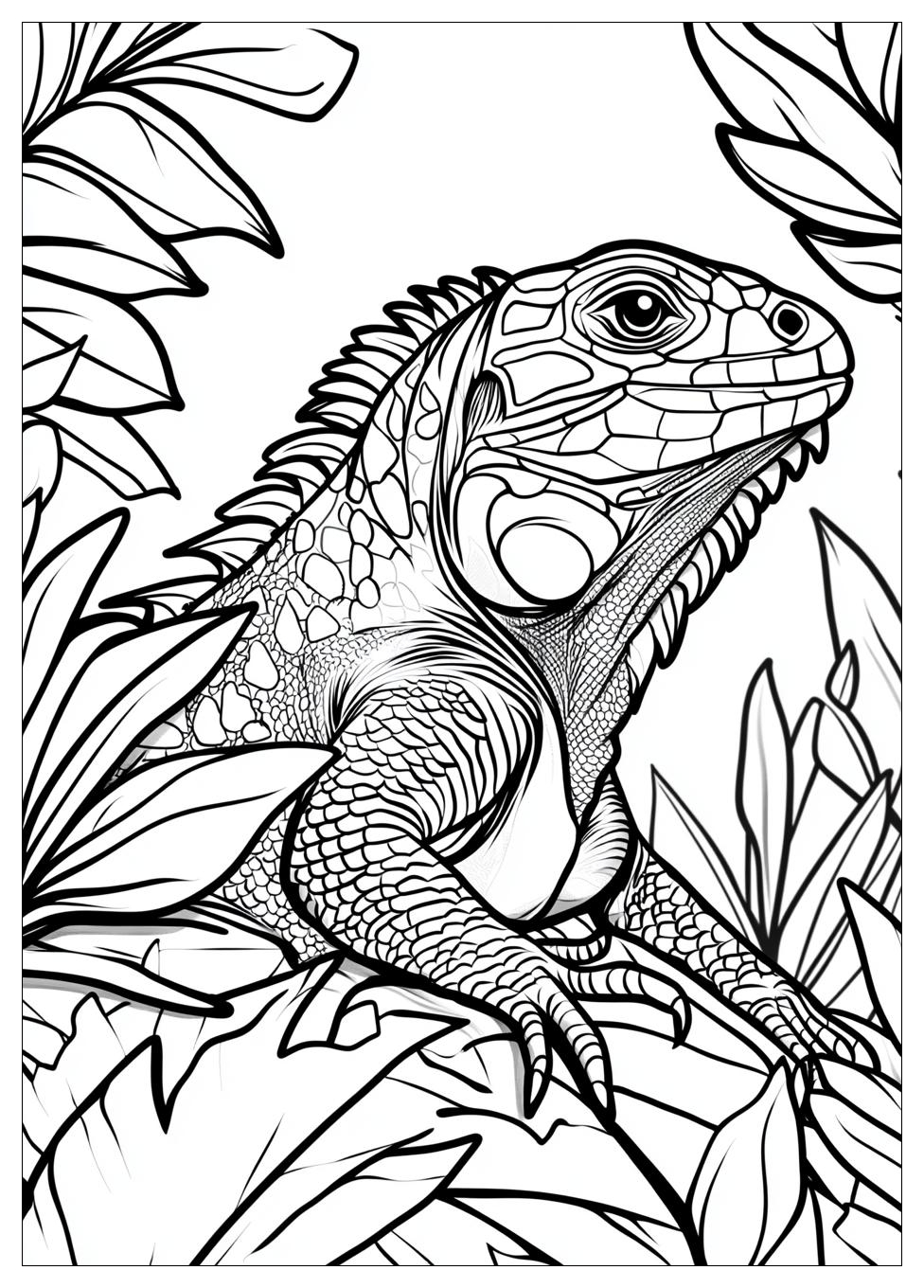 Kolorowanki Do Druku Iguana 6