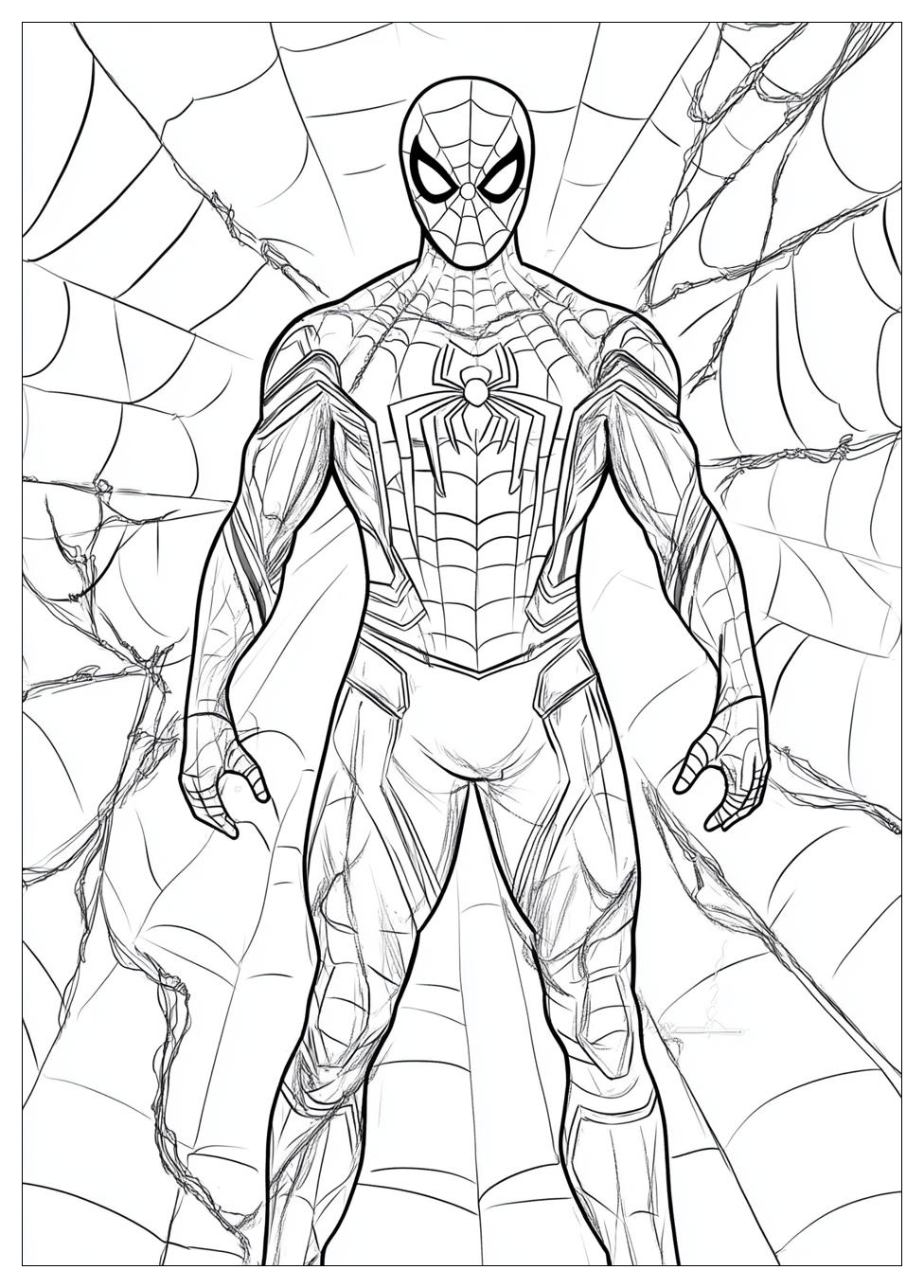 Kolorowanki Do Druku Iron Spider 12