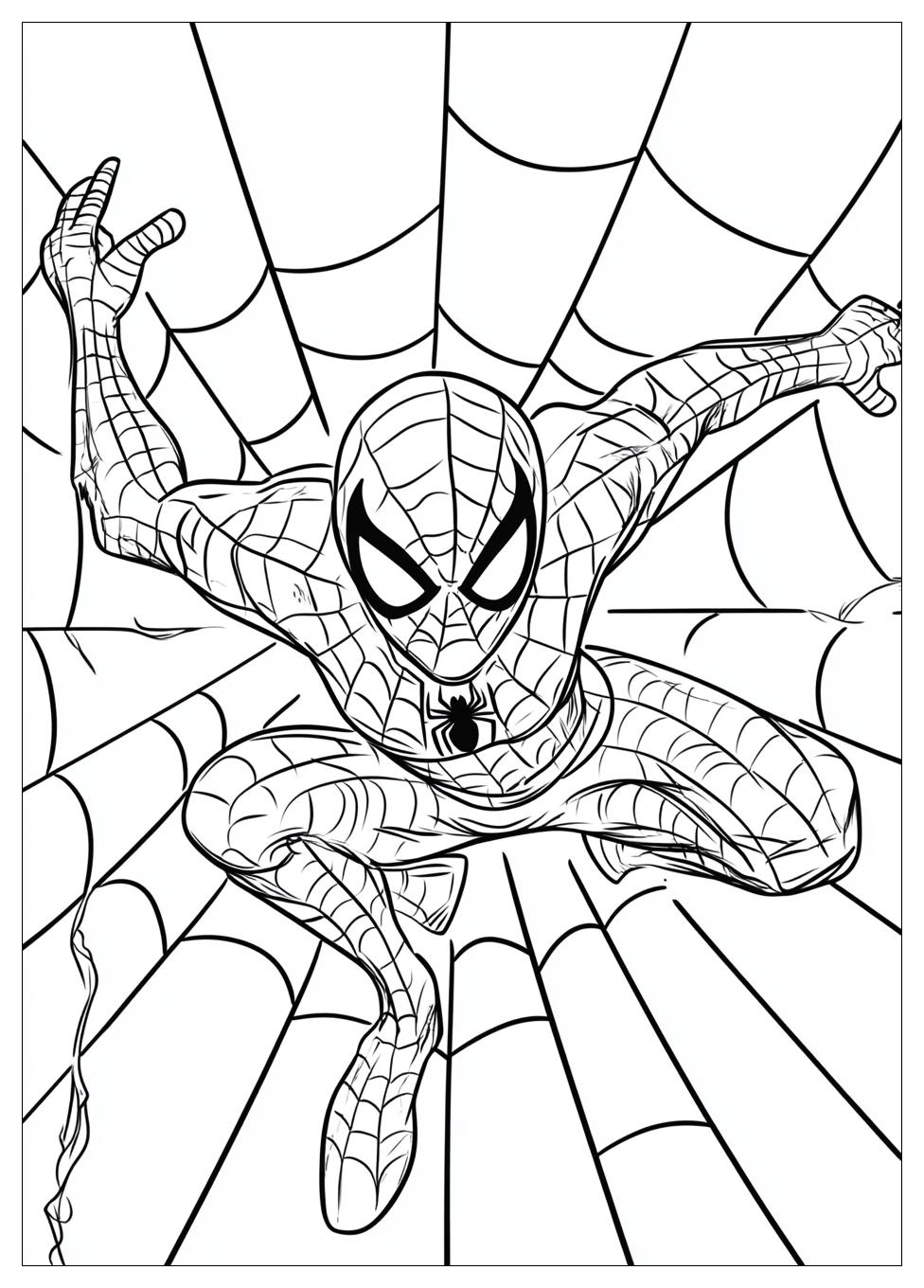 Kolorowanki Do Druku Iron Spider 17