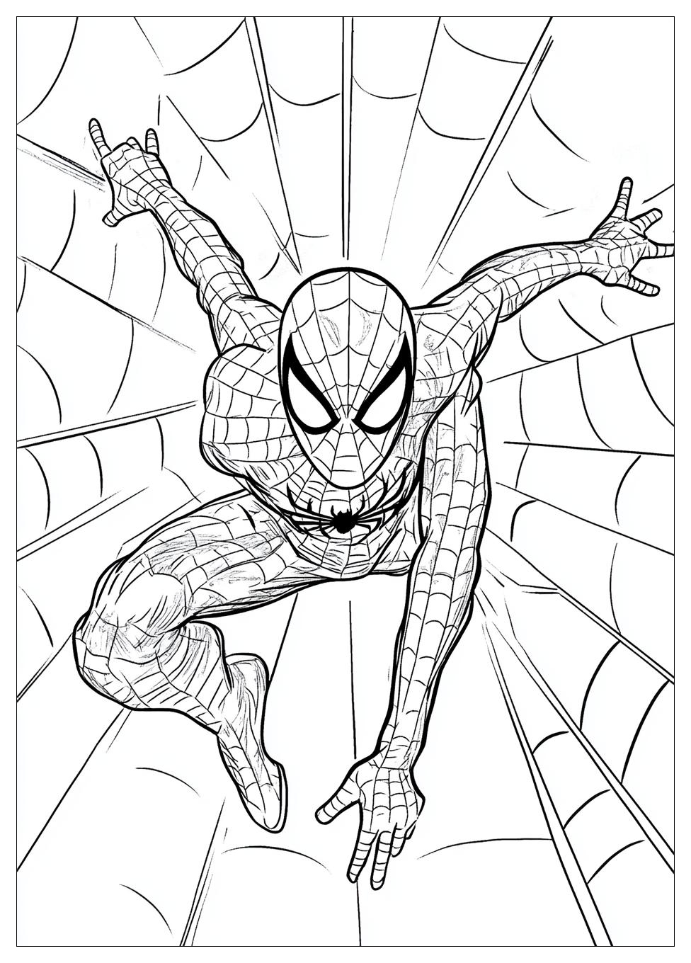 Kolorowanki Do Druku Iron Spider 8