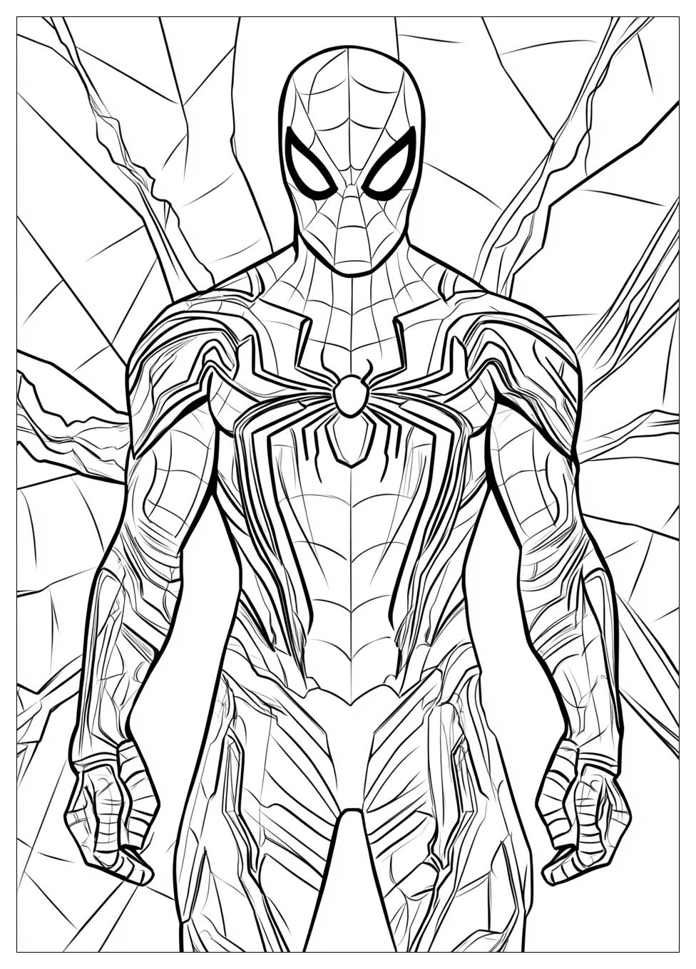 Kolorowanki Do Druku Iron Spider 9