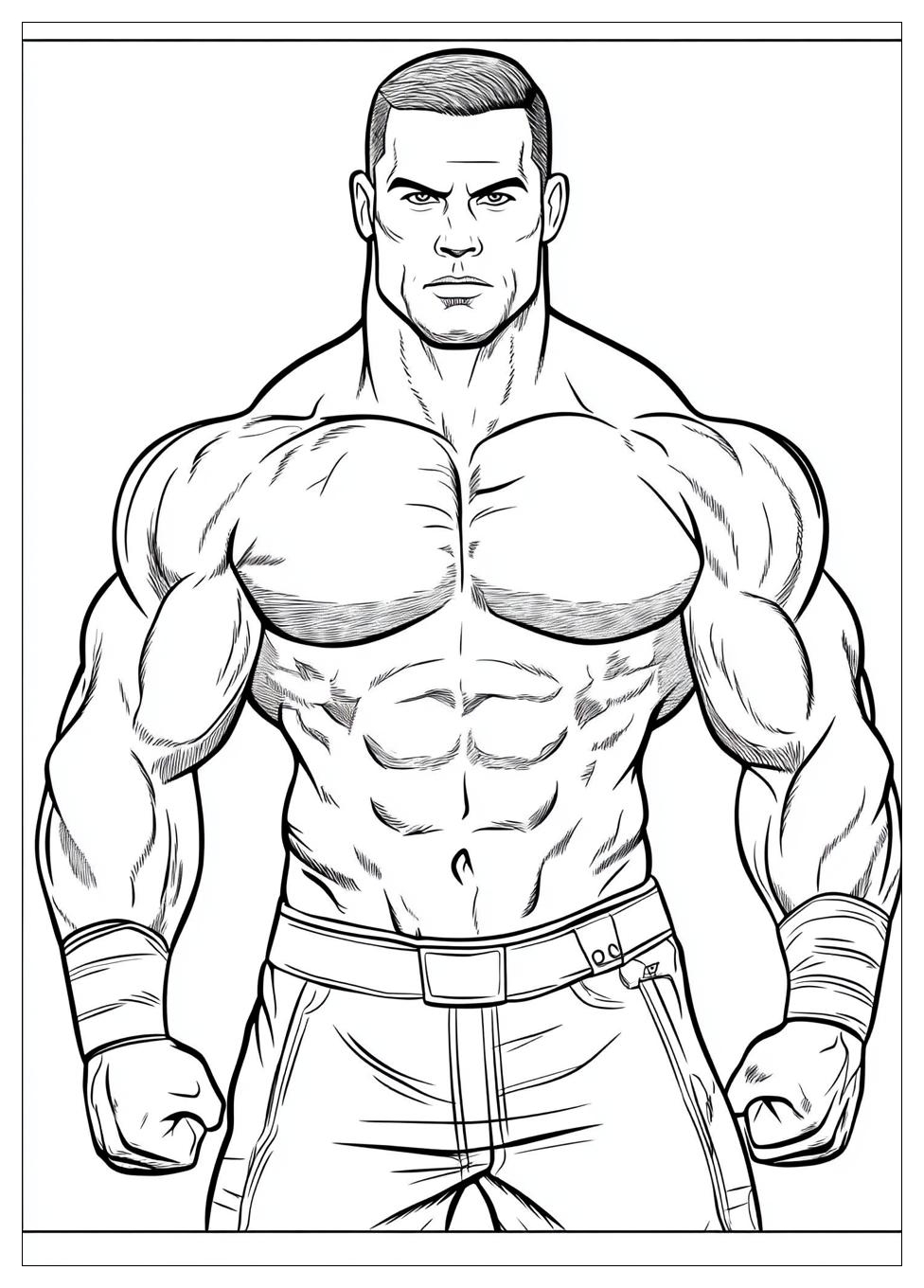 Kolorowanki Do Druku John Cena 1