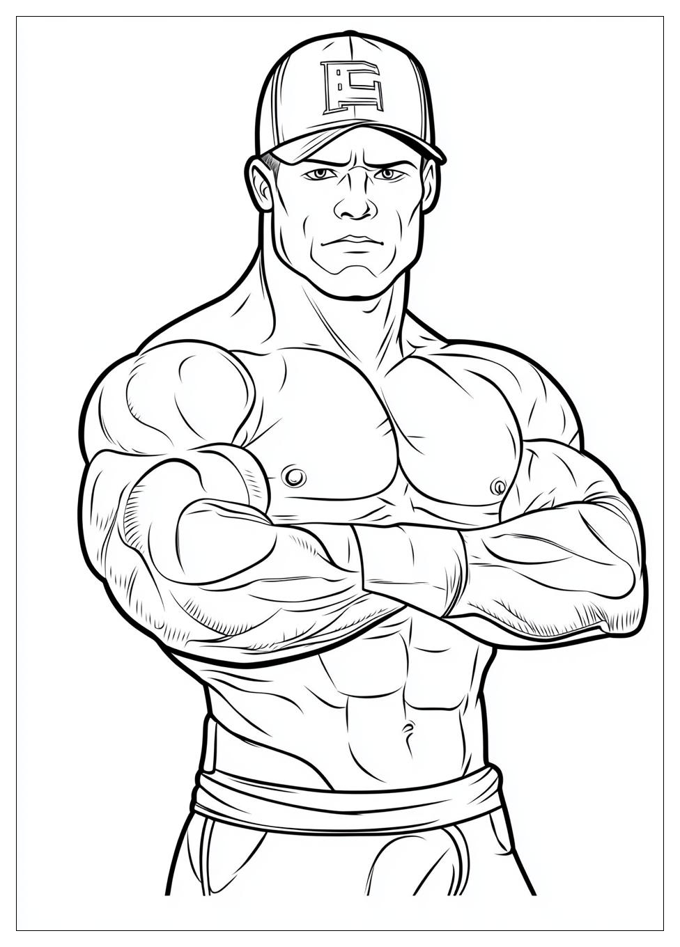 Kolorowanki Do Druku John Cena 10