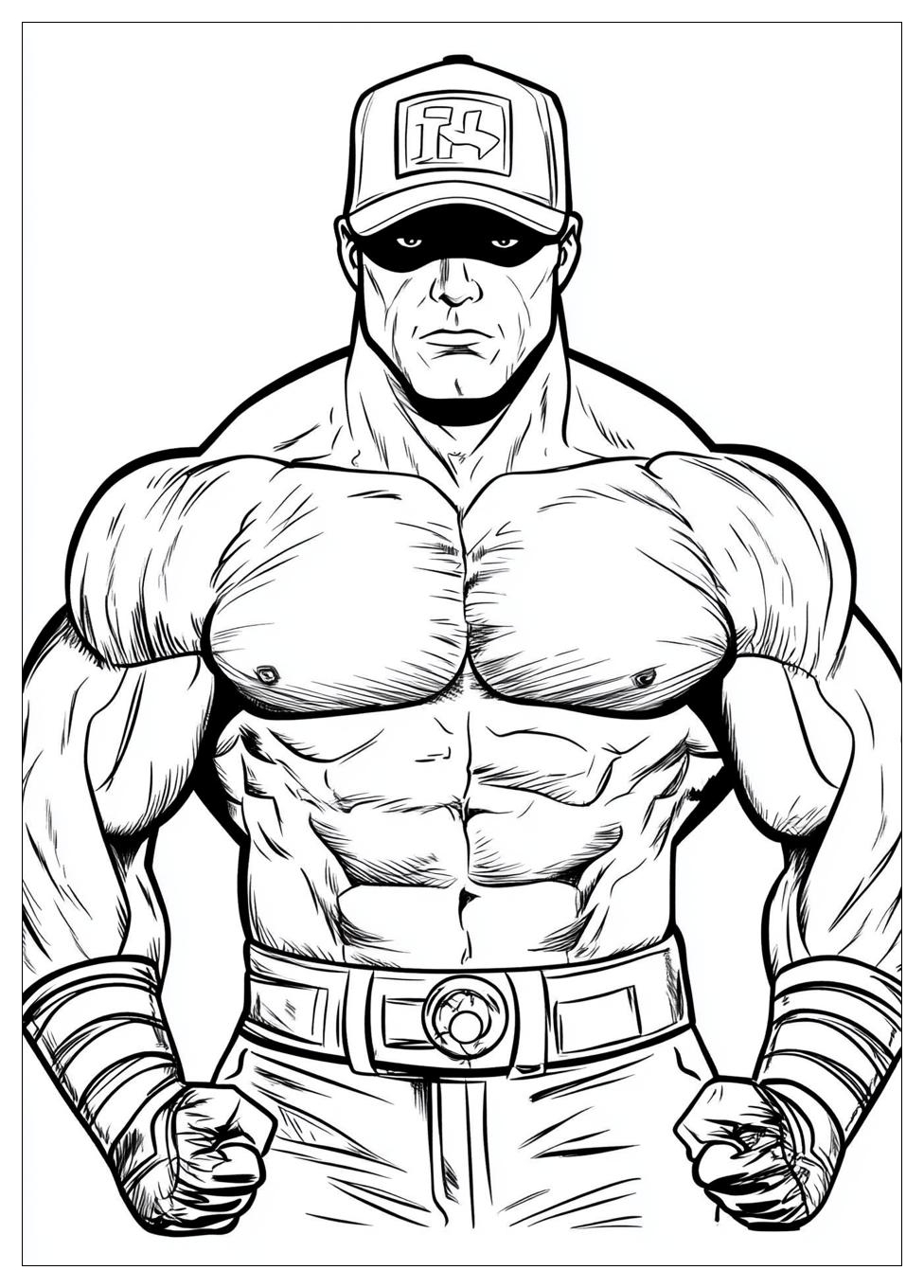 Kolorowanki Do Druku John Cena 11
