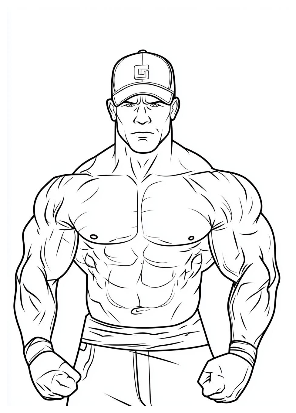 Kolorowanki Do Druku John Cena 14