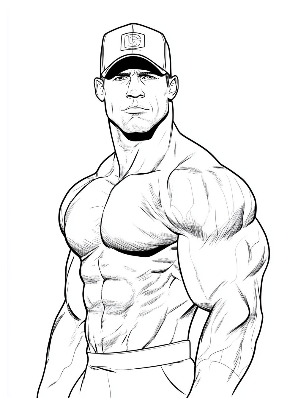 Kolorowanki Do Druku John Cena 15