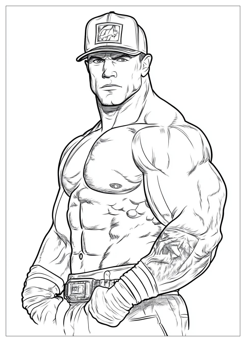 Kolorowanki Do Druku John Cena 16