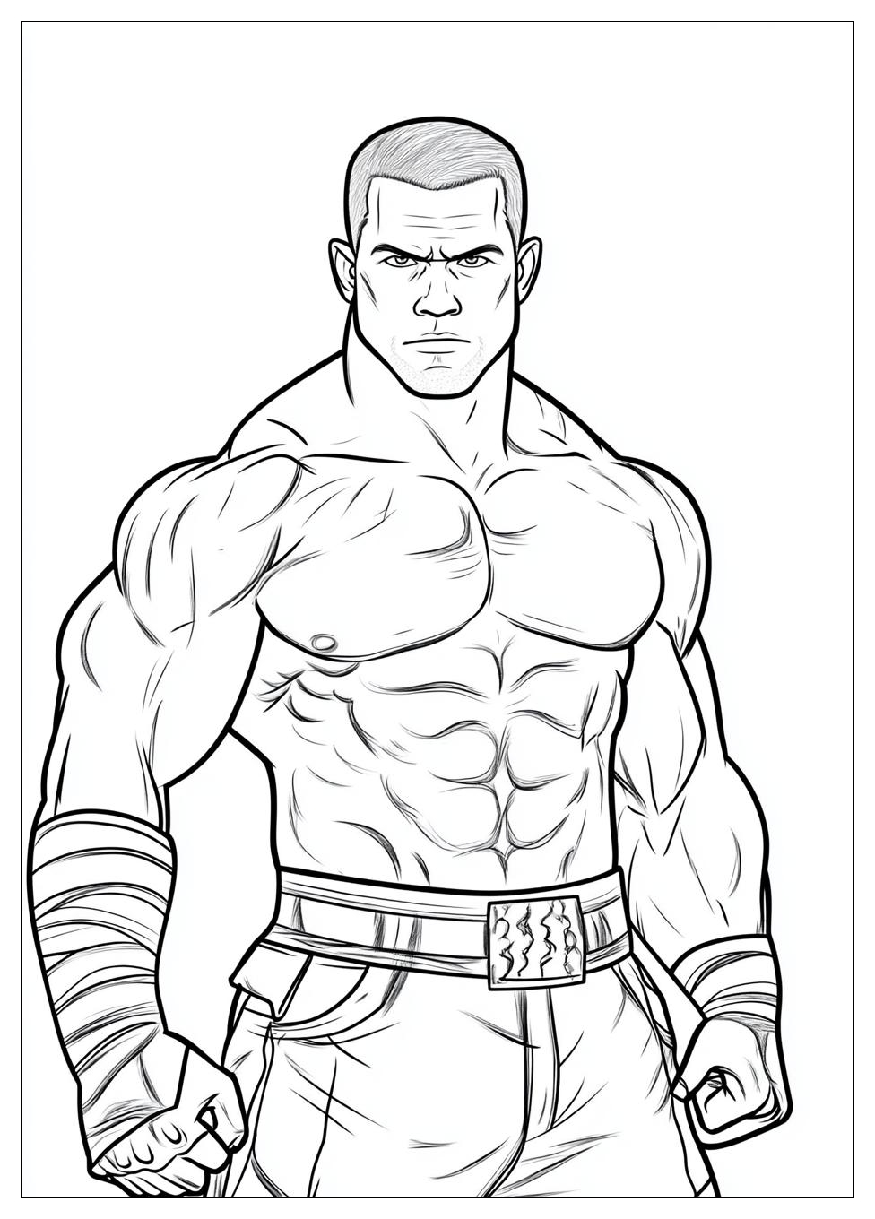 Kolorowanki Do Druku John Cena 18
