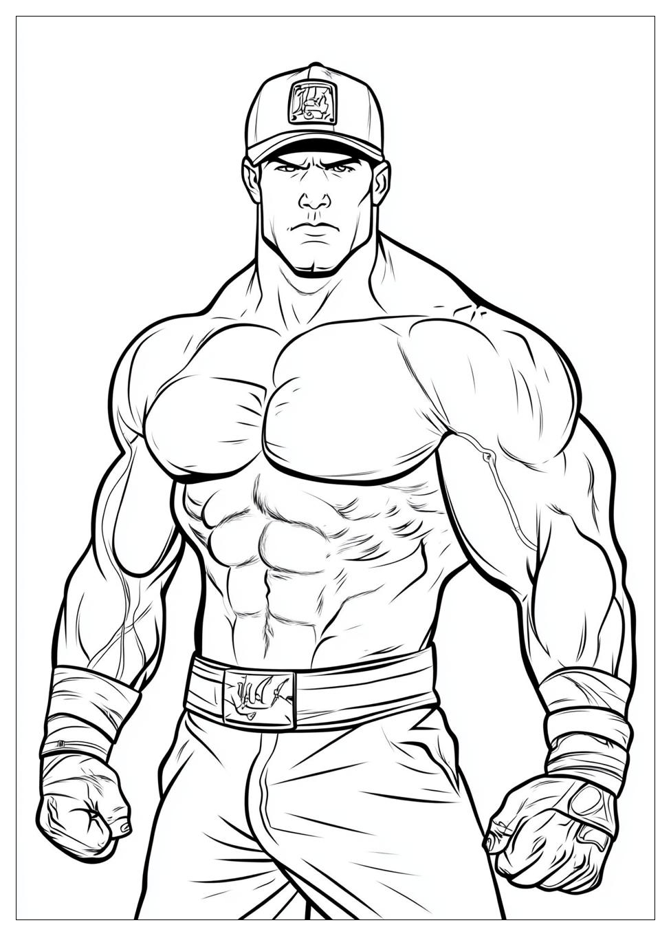 Kolorowanki Do Druku John Cena 19