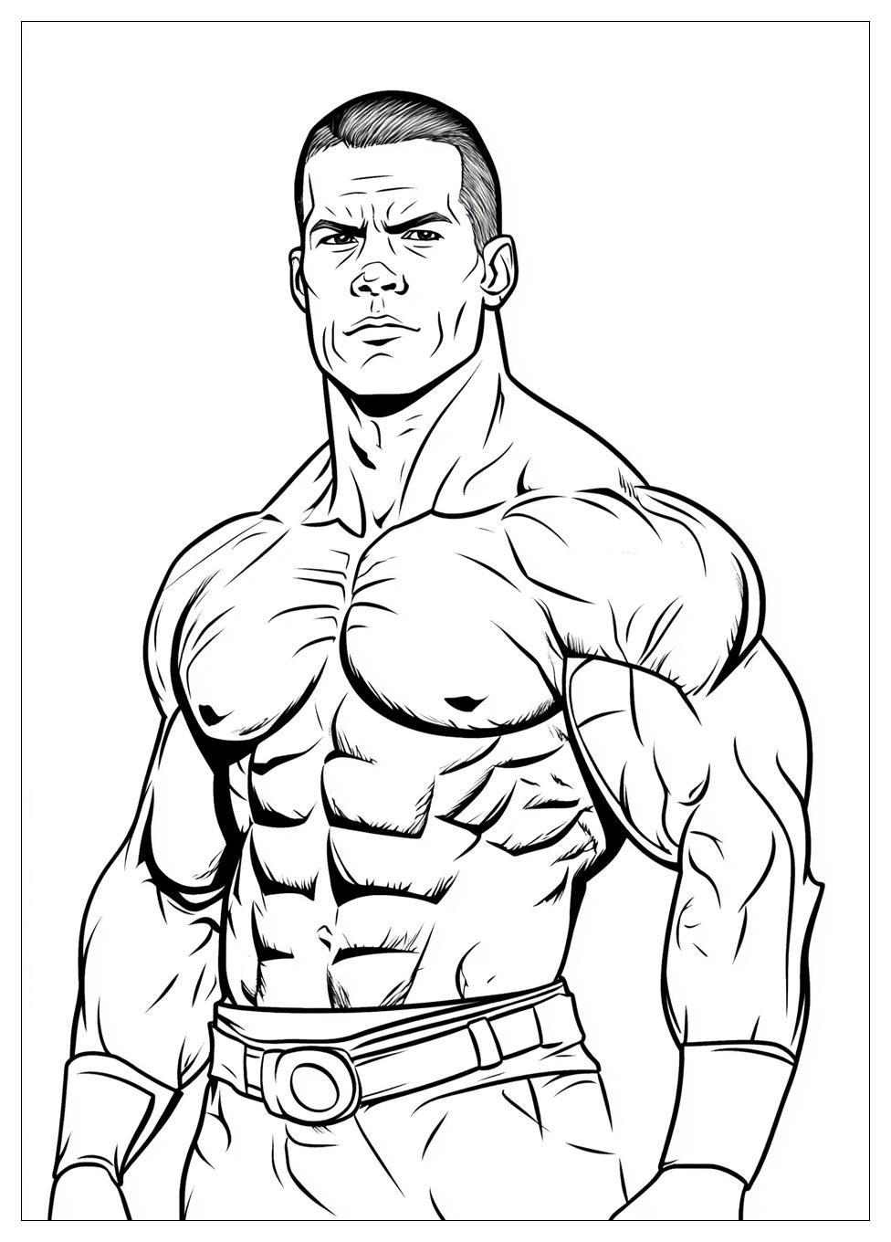 Kolorowanki Do Druku John Cena 20