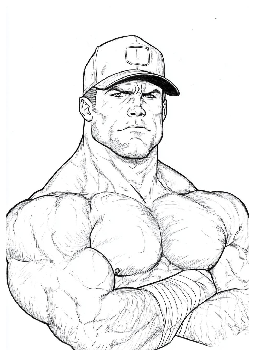 Kolorowanki Do Druku John Cena 21