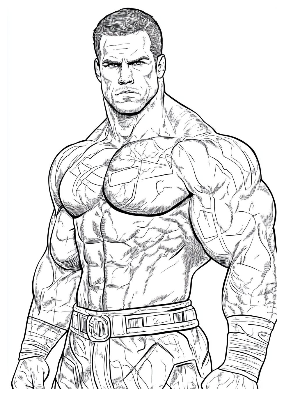 Kolorowanki Do Druku John Cena 22