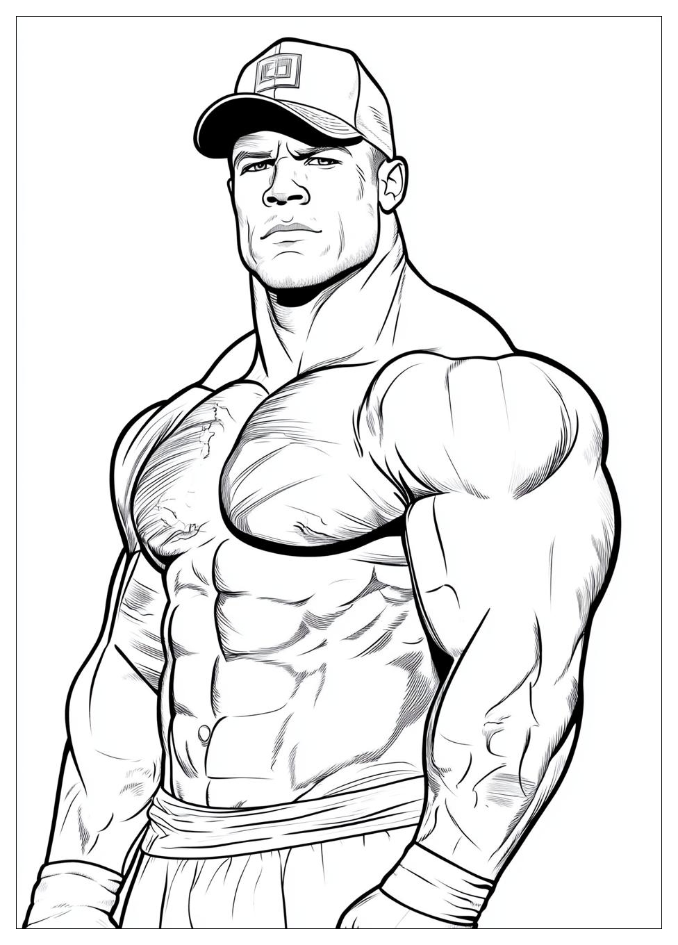 Kolorowanki Do Druku John Cena 23