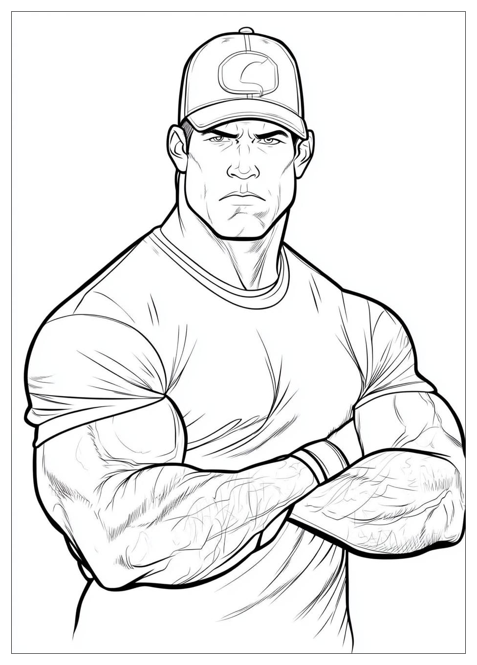 Kolorowanki Do Druku John Cena 24