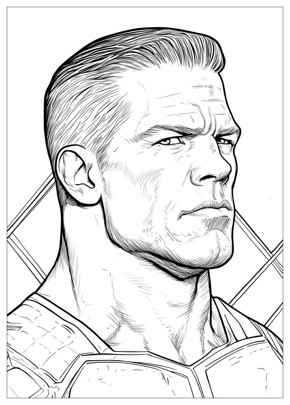 Kolorowanki Do Druku John Cena 3