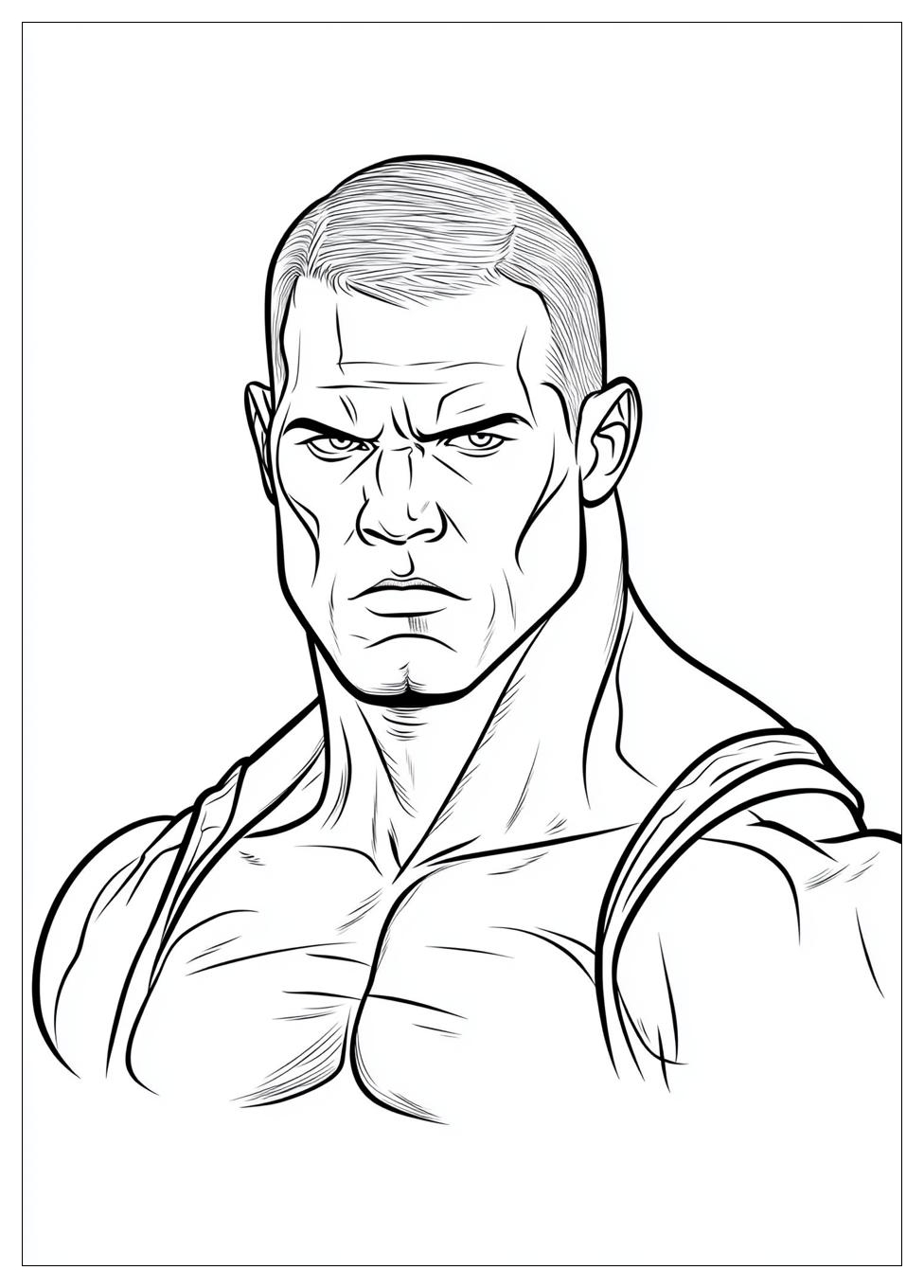 Kolorowanki Do Druku John Cena 4