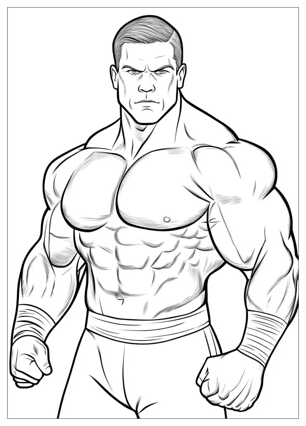 Kolorowanki Do Druku John Cena 6