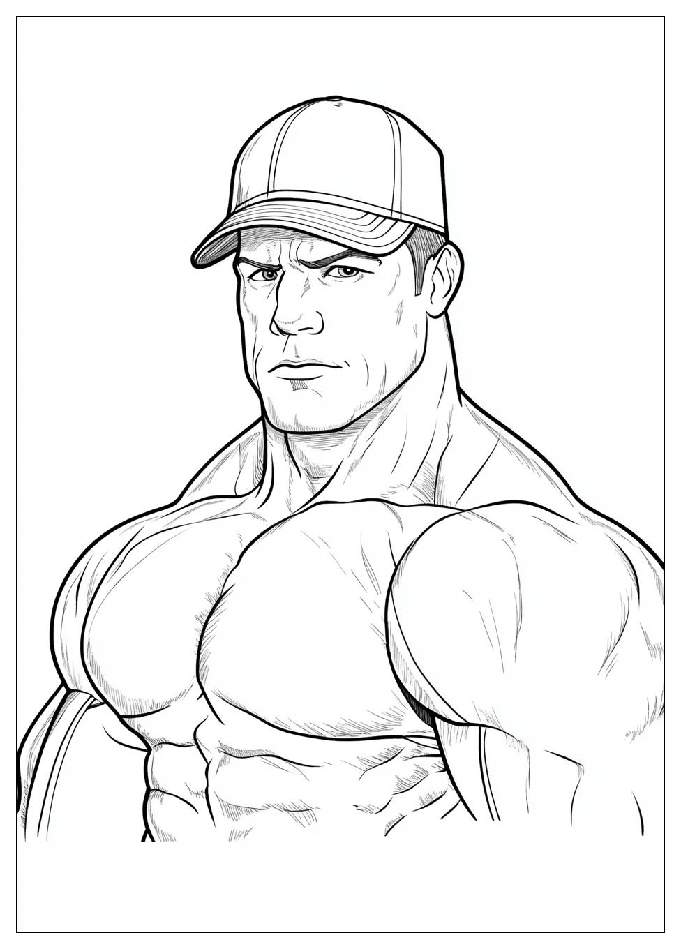 Kolorowanki Do Druku John Cena 7