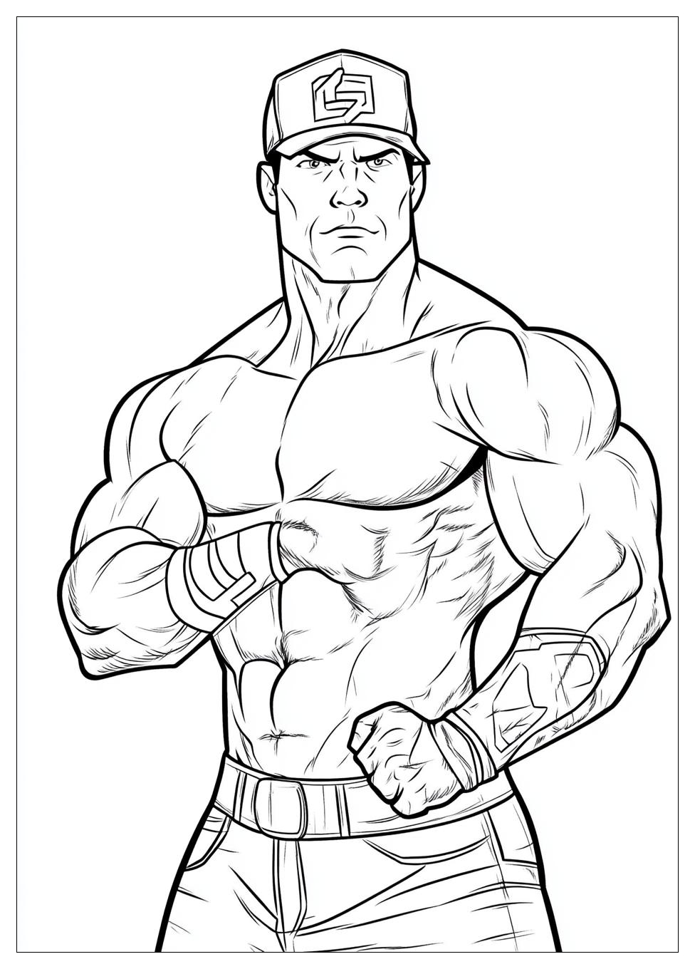 Kolorowanki Do Druku John Cena 8