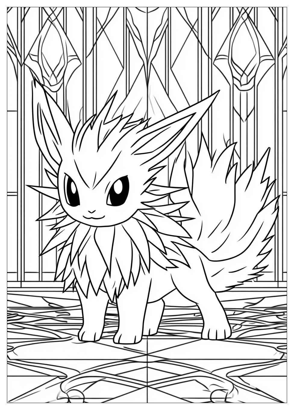 Kolorowanki Do Druku Jolteon 1