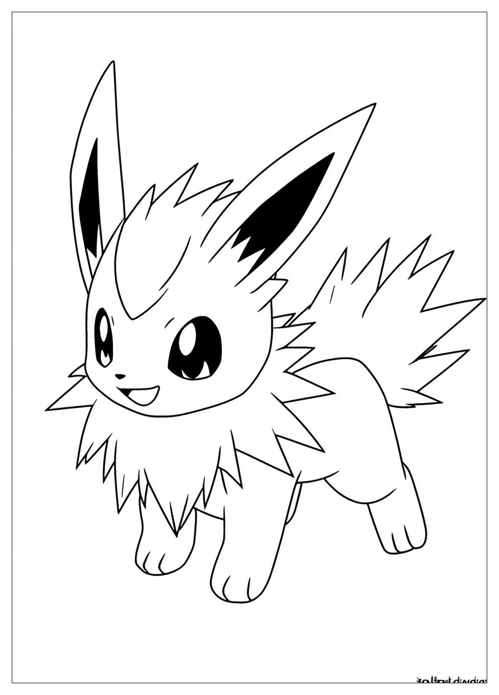 Kolorowanki Do Druku Jolteon 10