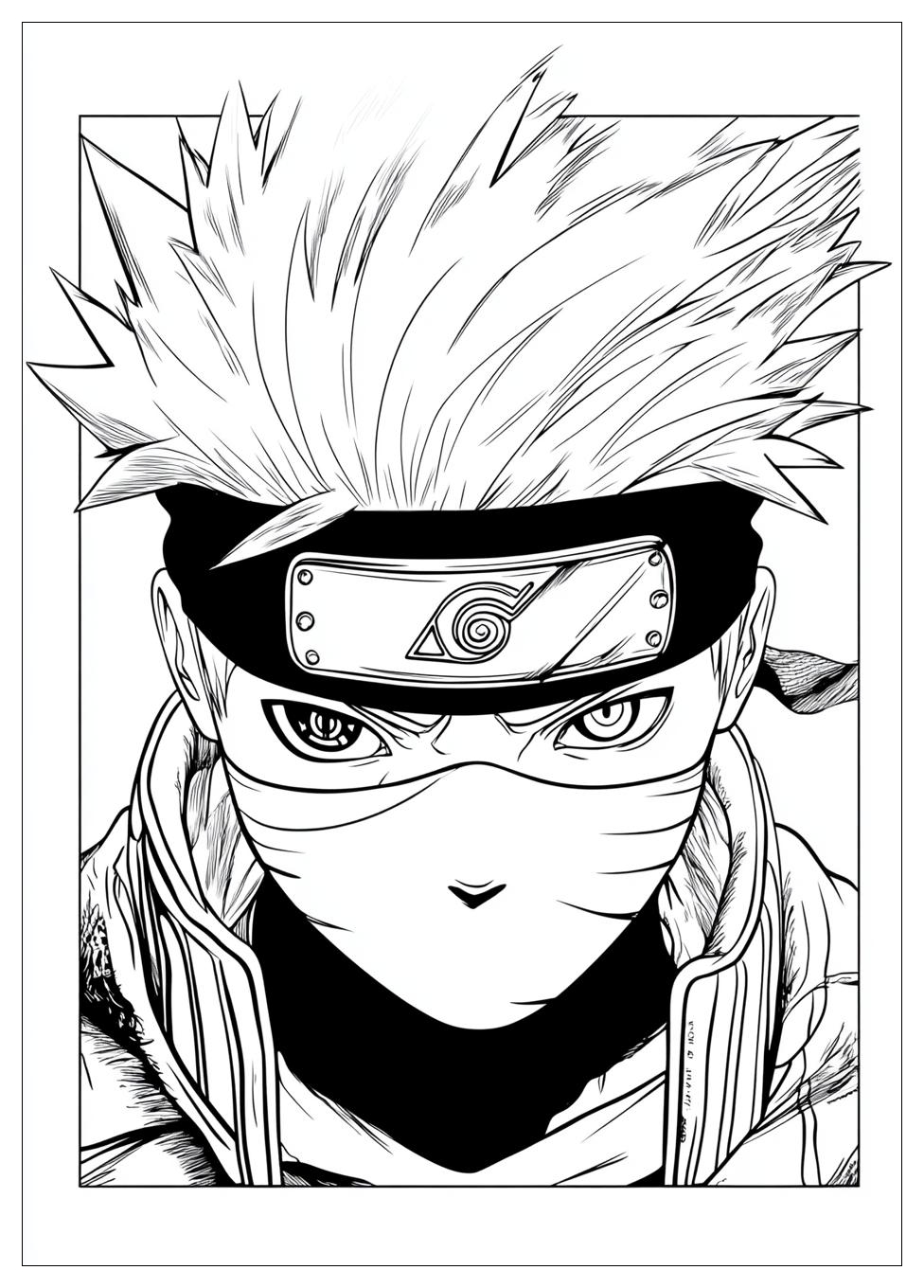 Kolorowanki Do Druku Kakashi 12
