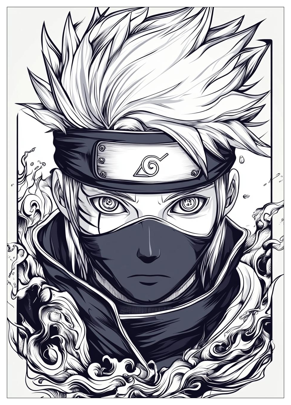 Kolorowanki Do Druku Kakashi 16