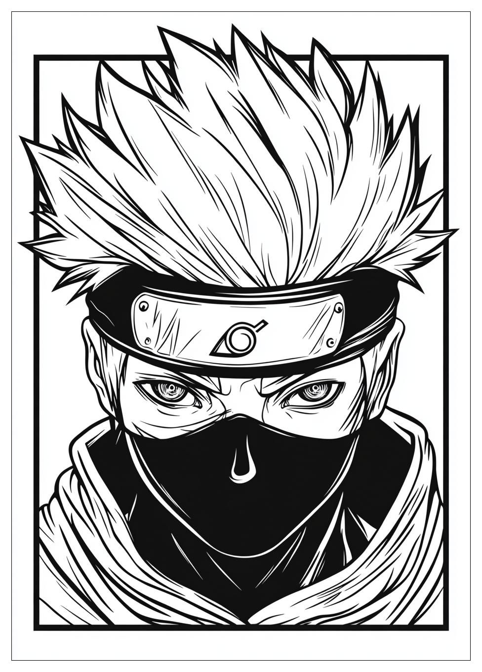 Kolorowanki Do Druku Kakashi 18