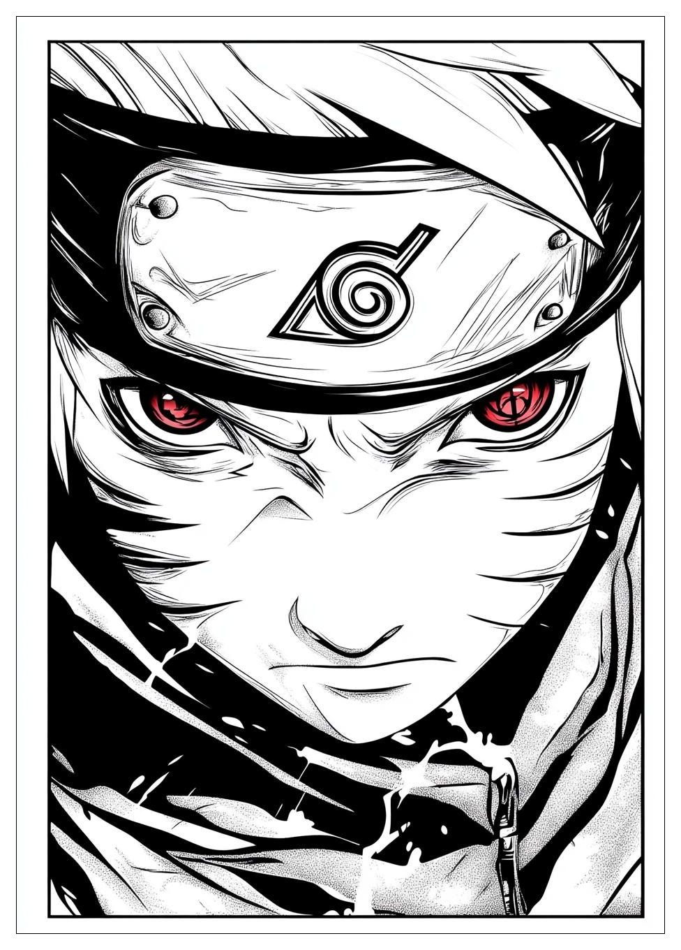 Kolorowanki Do Druku Kakashi 20