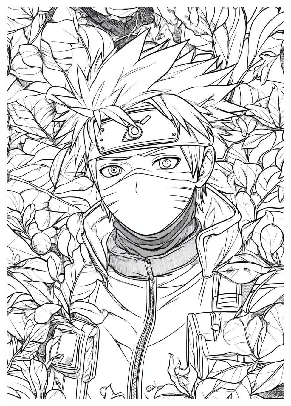 Kolorowanki Do Druku Kakashi 21